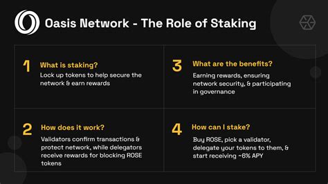 The Role of Staking